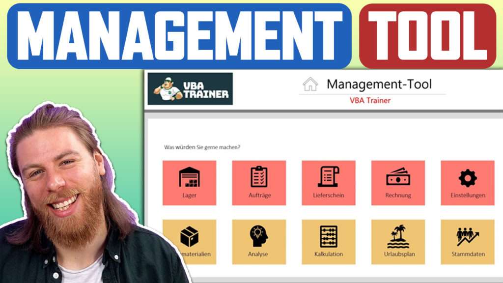 VBATrainer Excel VBA - Management-Tool