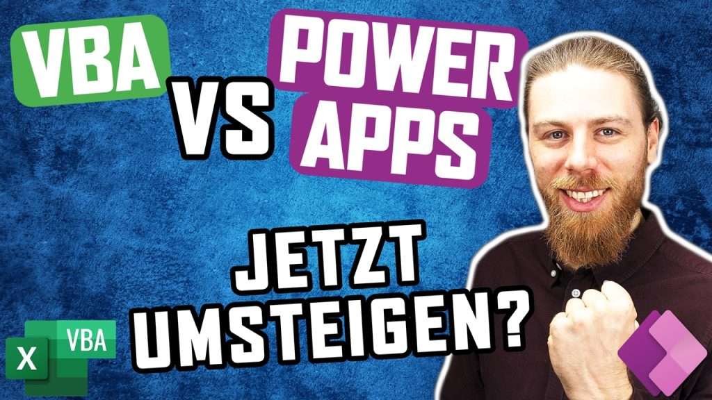 Titelbild VBA vs. Power Apps