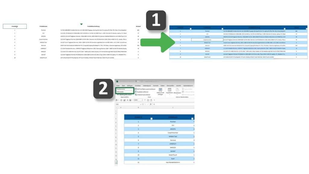 Excel VBA Intelligente Tabelle erstellen
